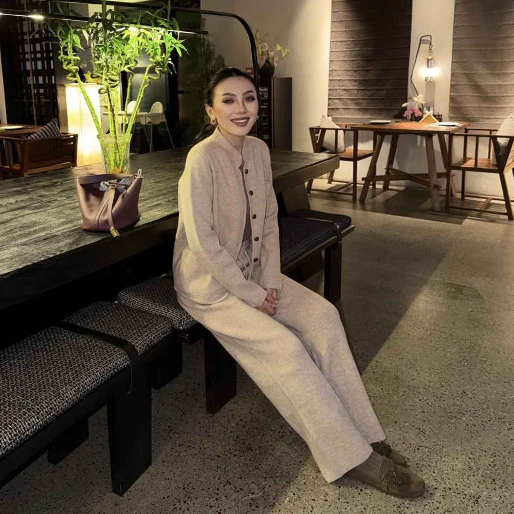 老钱风阔腿裤百搭时尚女