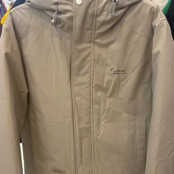 男士休闲风立领连帽短款90绒保暖羽绒服外套