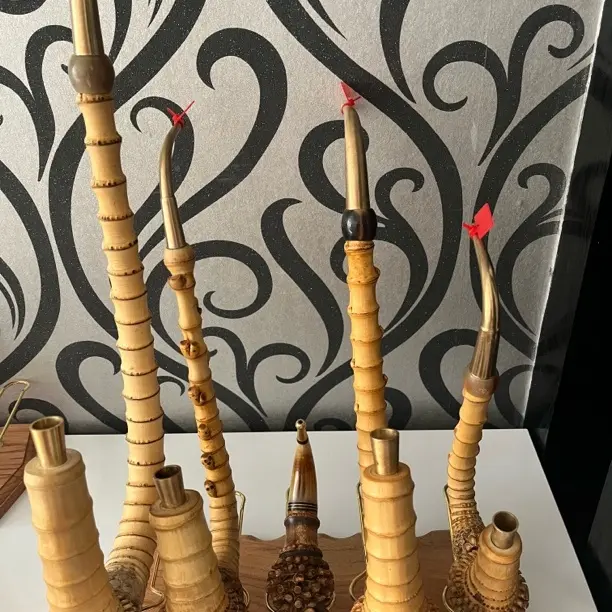 贵州精选手工竹子烟斗竹子烟杆老式老巴斗复古小烟杆