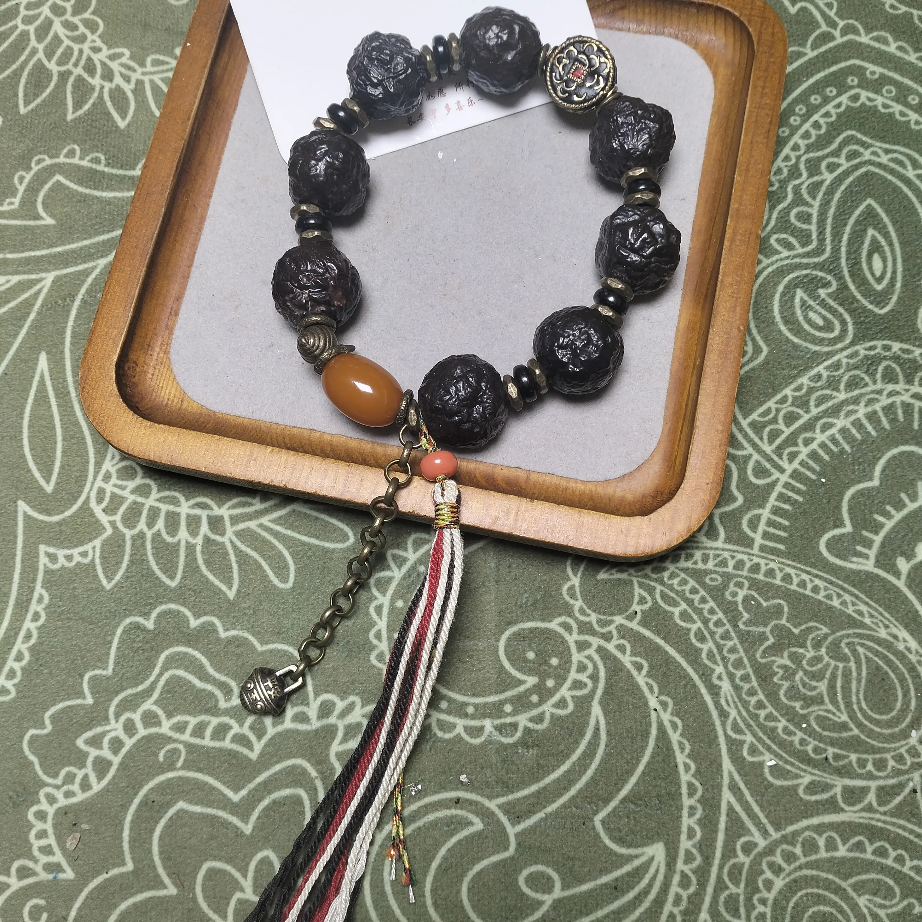 沙漠黑金刚精品手串『一物一拍专属链接』