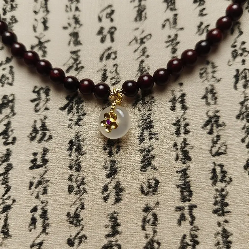 复古百搭小叶紫檀首饰