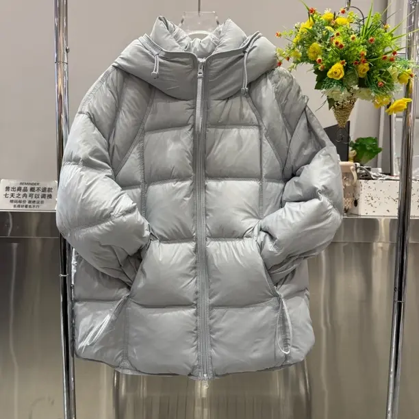 【香港一诺】青梅竹马5223 款新款衣长75厘米连帽羽绒服