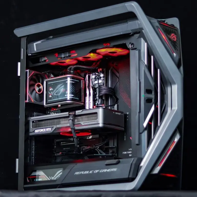 电脑DIY个性化定制链接配件办公游戏电竞台式主机吃鸡海景房