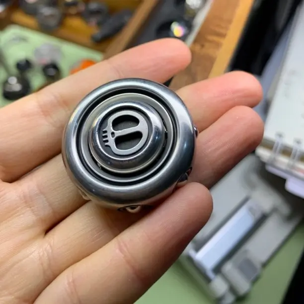 sam指环 不锈钢款  无盒指尖陀螺