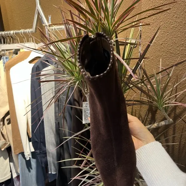 时装靴高跟女鞋粗跟弹力秋冬短靴马丁靴冬季气质