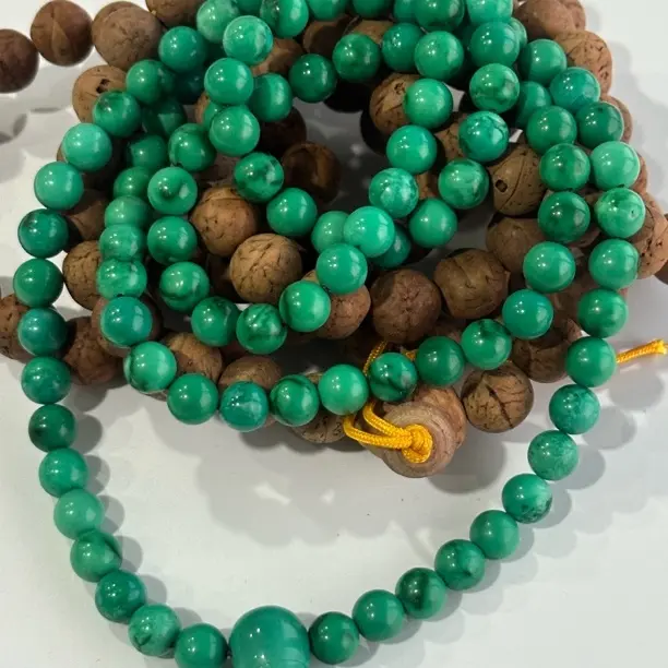  卡8小松毛衣链项链带三通藏式复古民族风