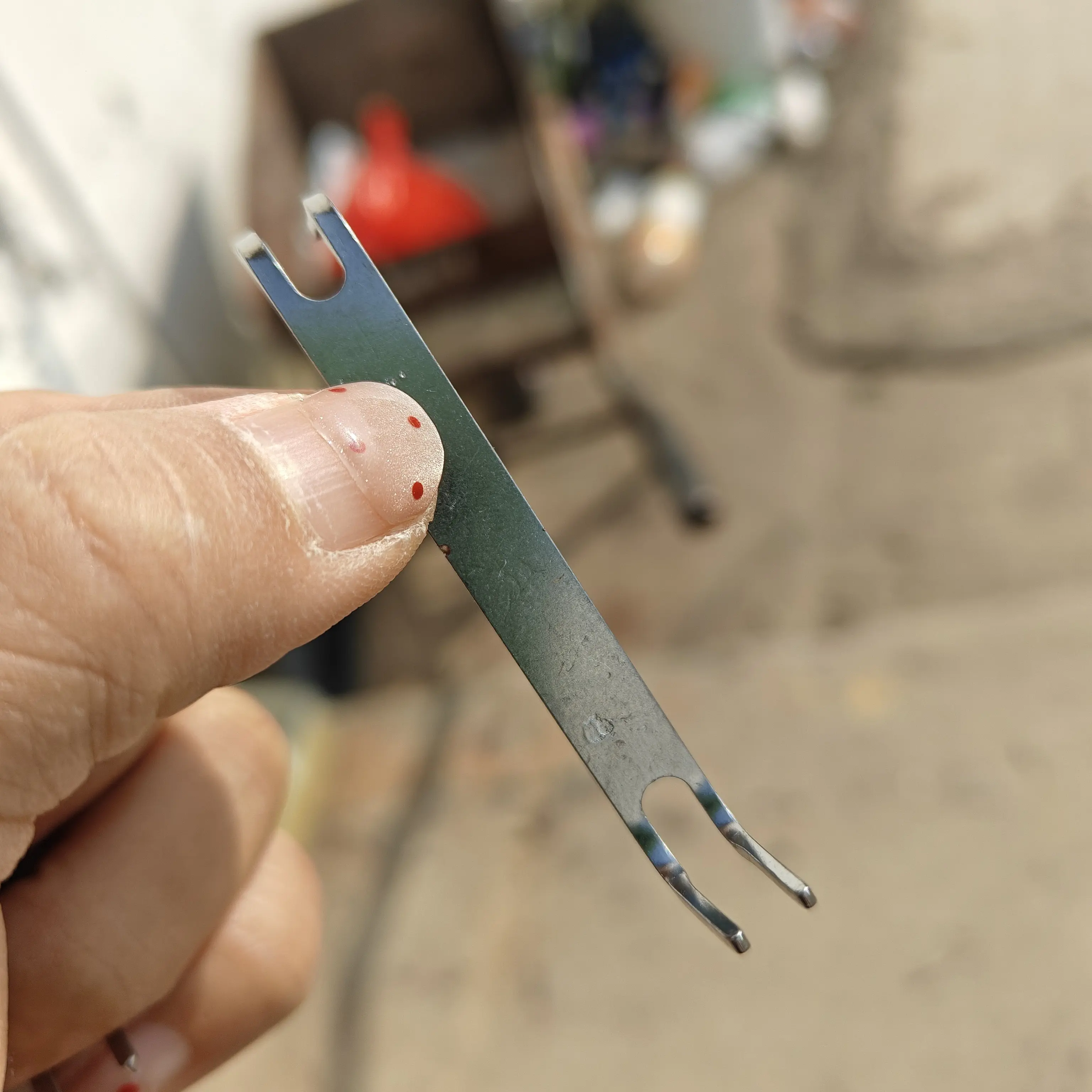 半圆带边小别子一头带边一头不带边月牙别子