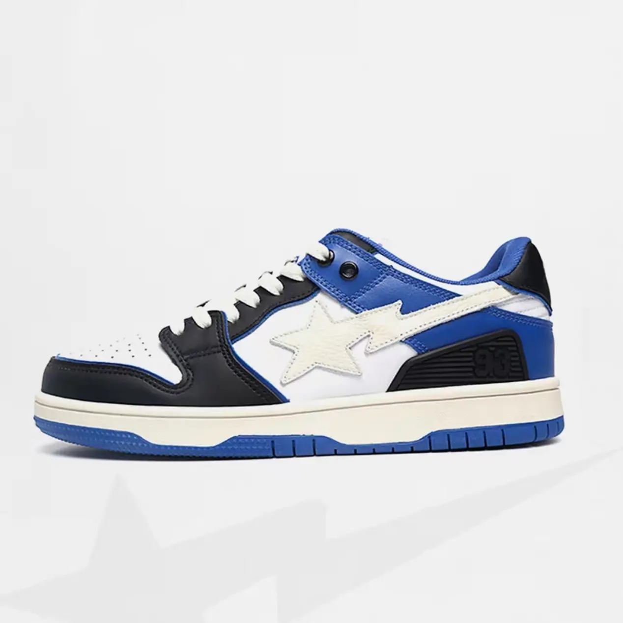 曜石蓝男女同款四季款新款撞色拼色休闲百搭低帮情侣板鞋