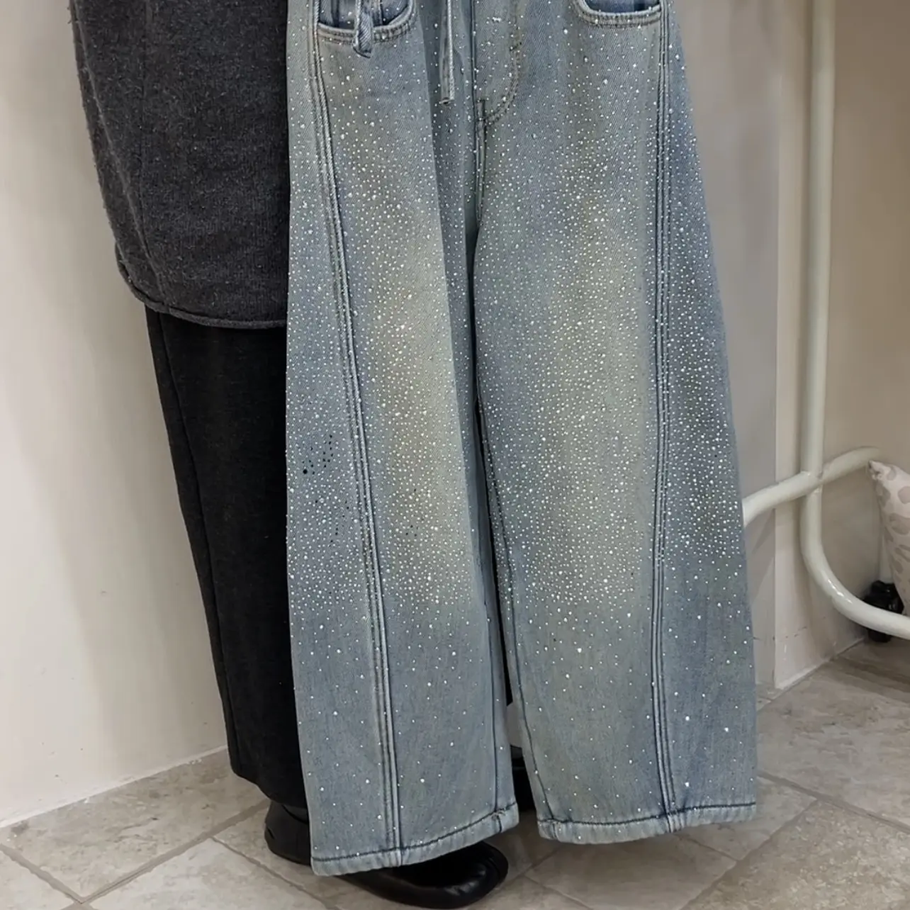 璀璨星河裤！儿童弯刀牛仔裤新款年货2025