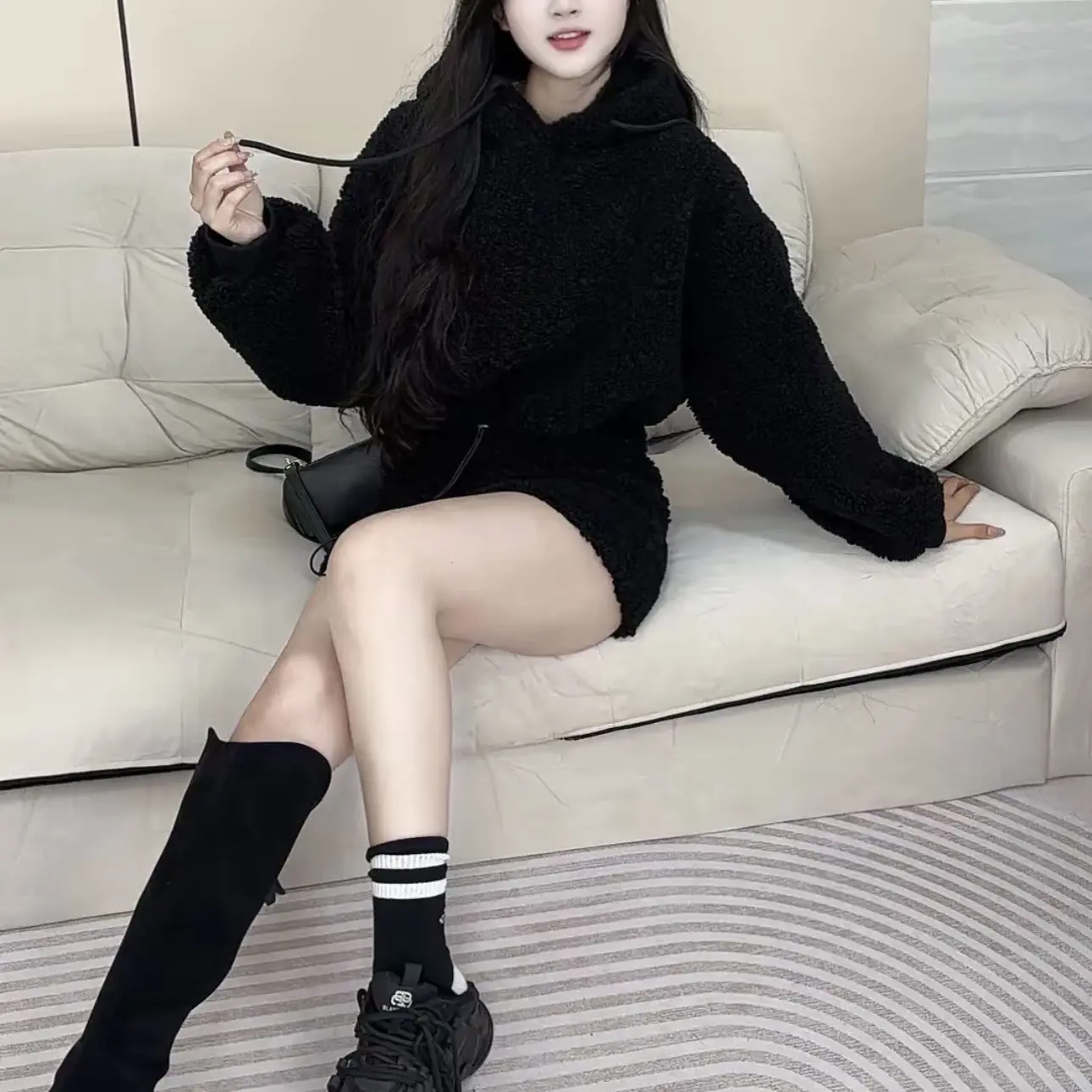 断码清货价 毛毛套装衣服➕裙子