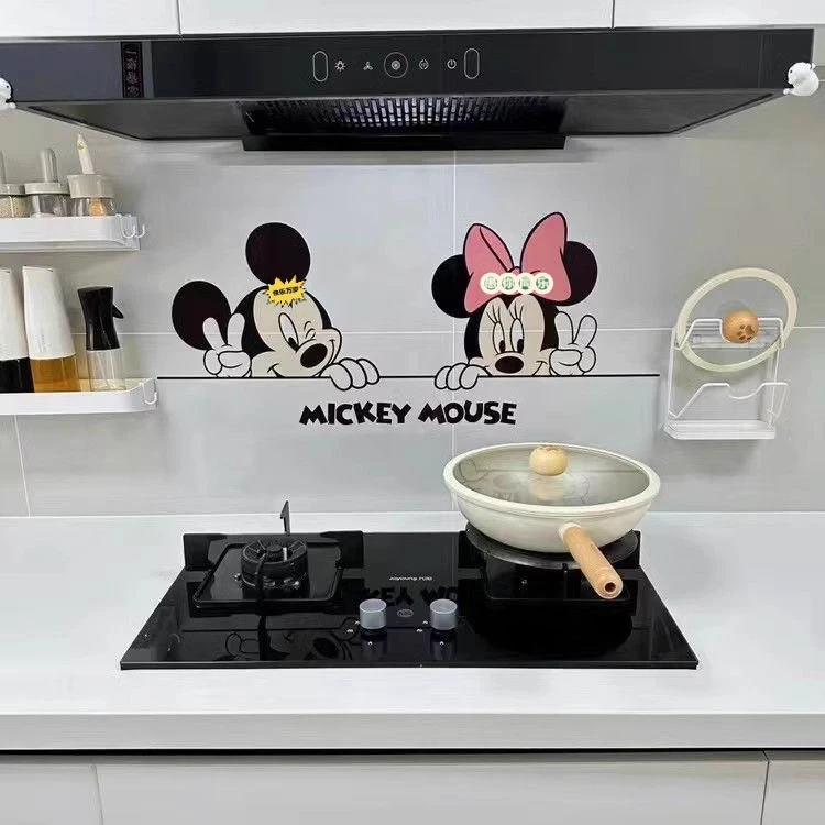 厨房防油烟贴膜耐高温油烟机灶台墙面自粘贴防水壁纸透明加厚家用