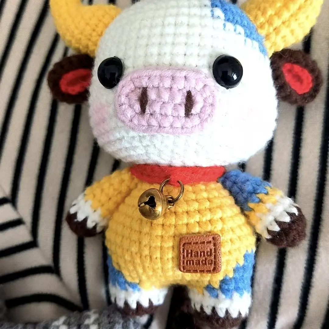 樊湾织忆 钩织定制萌宠玩偶乐园专属牛哞哞   