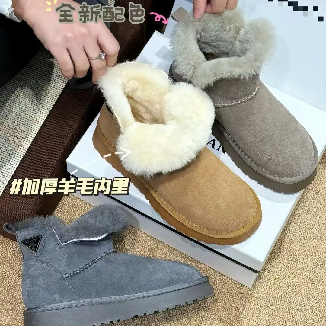 厚底加绒保暖百搭女款冬季雪地靴