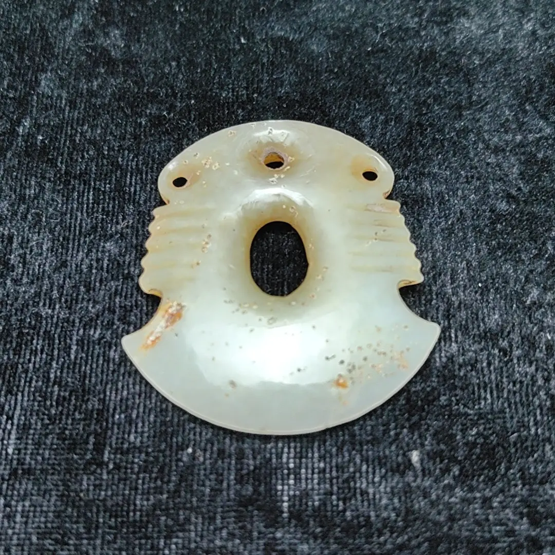 老玉高古玉把件古玩玉器收藏玉石古董玉璧摆件车挂件配饰吊坠飞龙