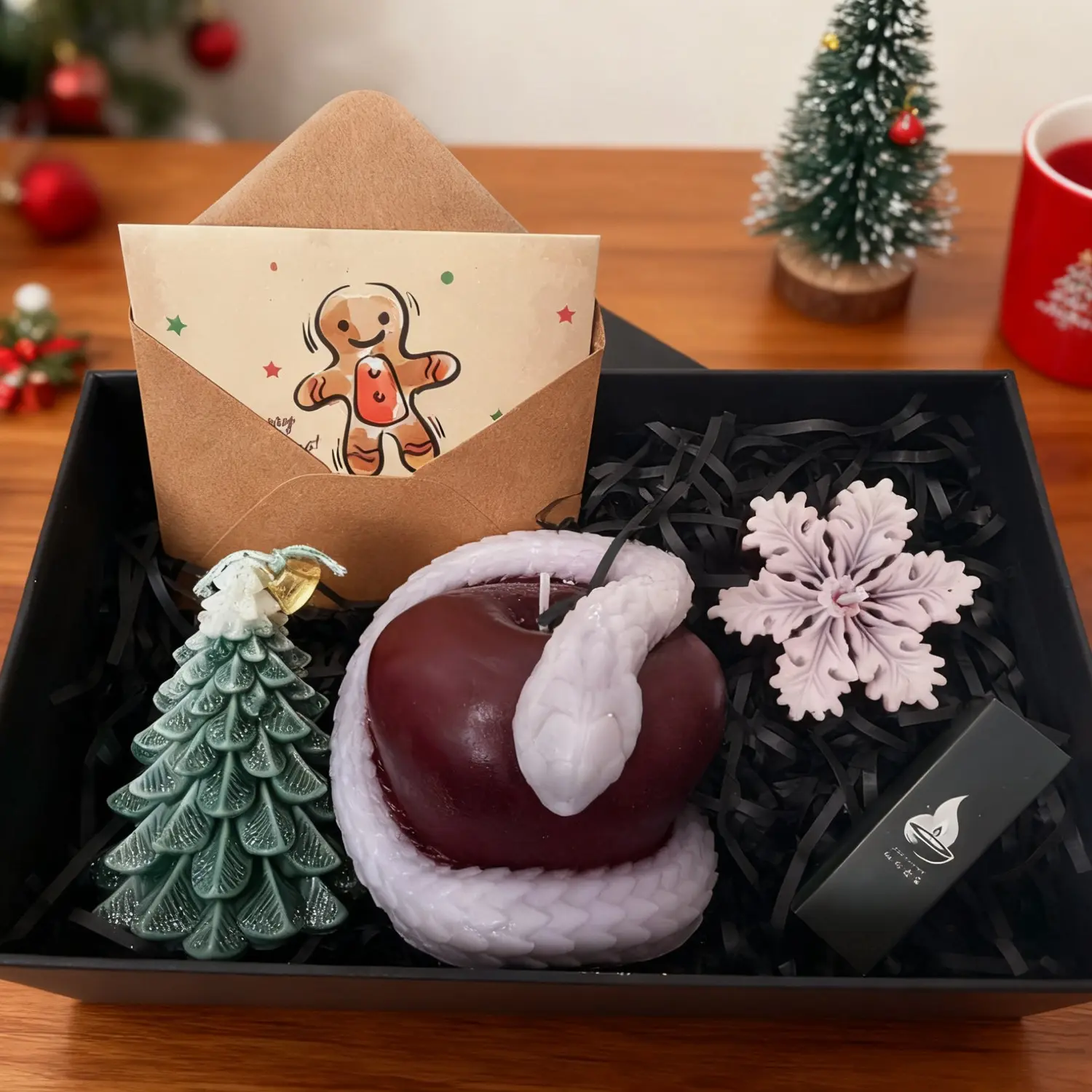 圣诞礼盒圣诞树蜡烛礼物伴手礼ins风