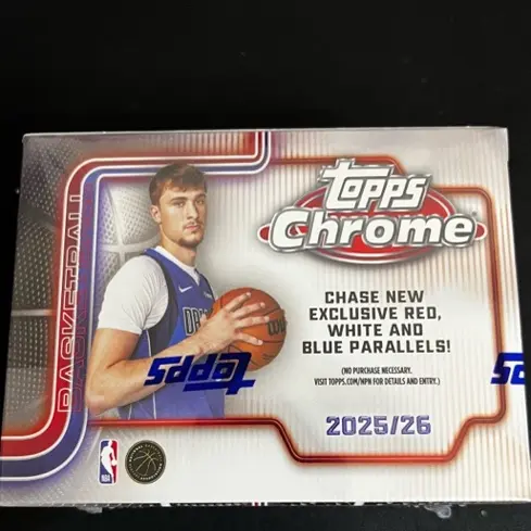 2025-26 topps chrome 手雷 单盒 