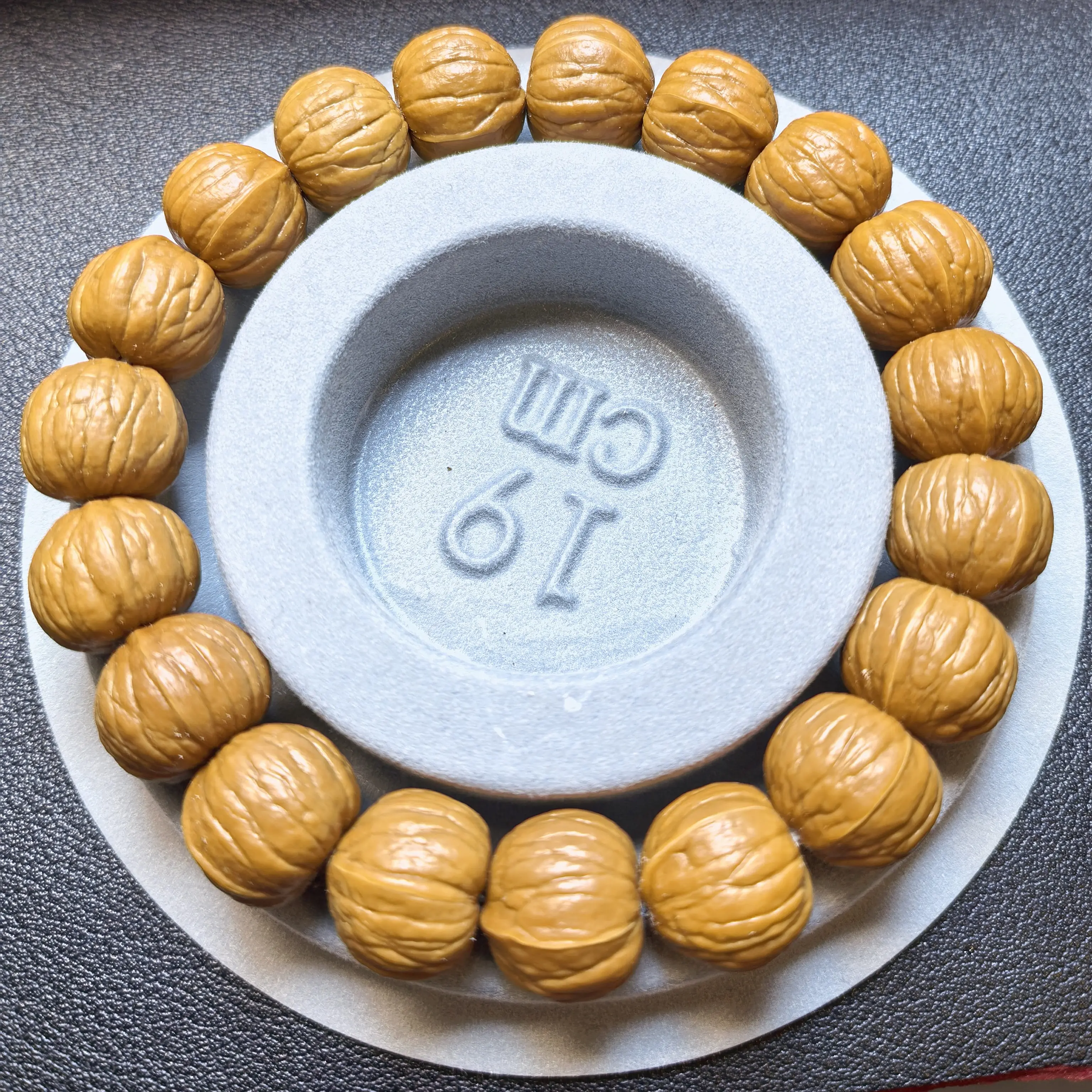 南瓜猴头手串 原皮原色 全品无暇