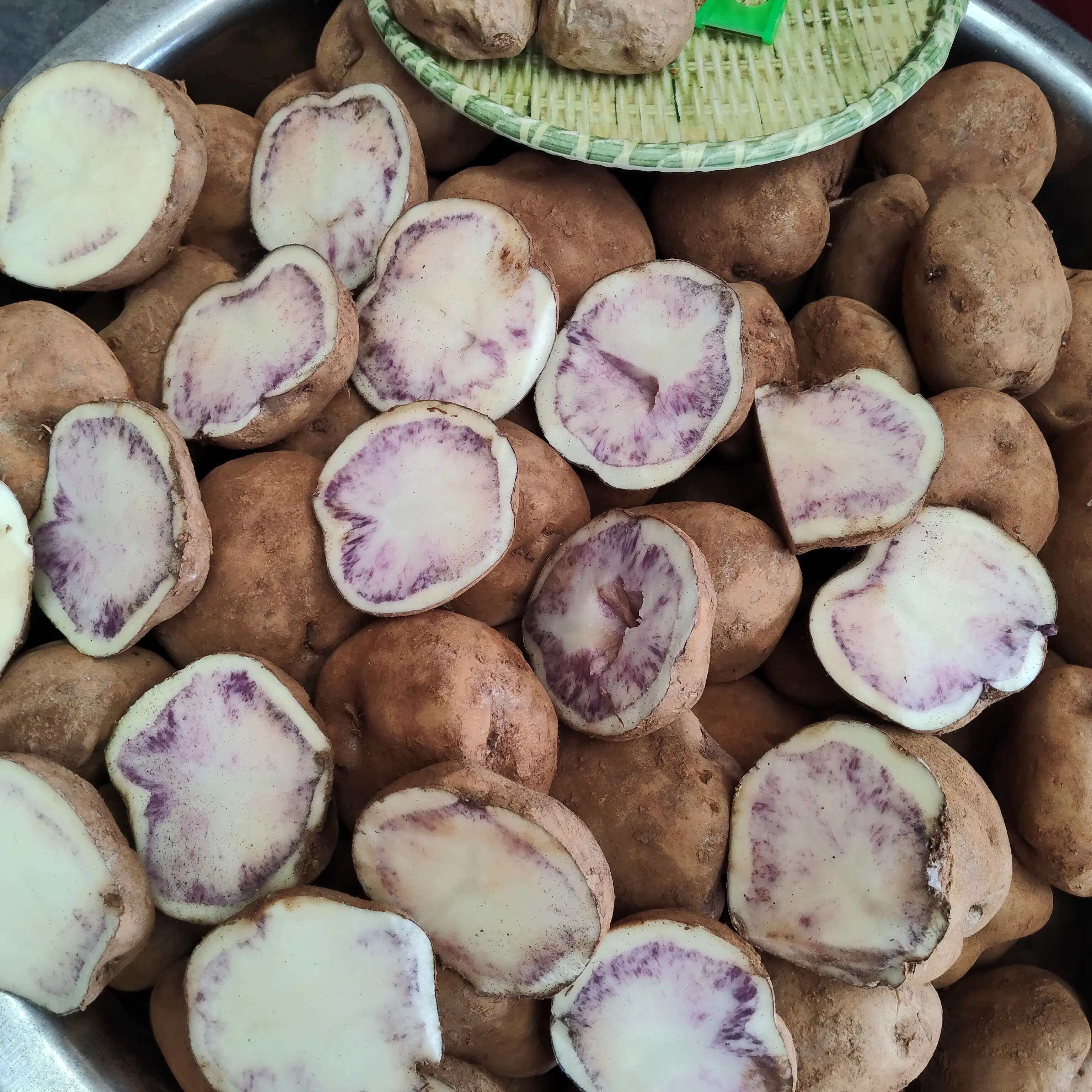 云南转心乌洋芋粉糯营养丰富自带花青素