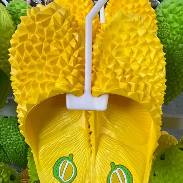 【越南榴莲拖鞋】橡胶包头无头防滑情侣软底夏季沙滩凉拖厚底居家