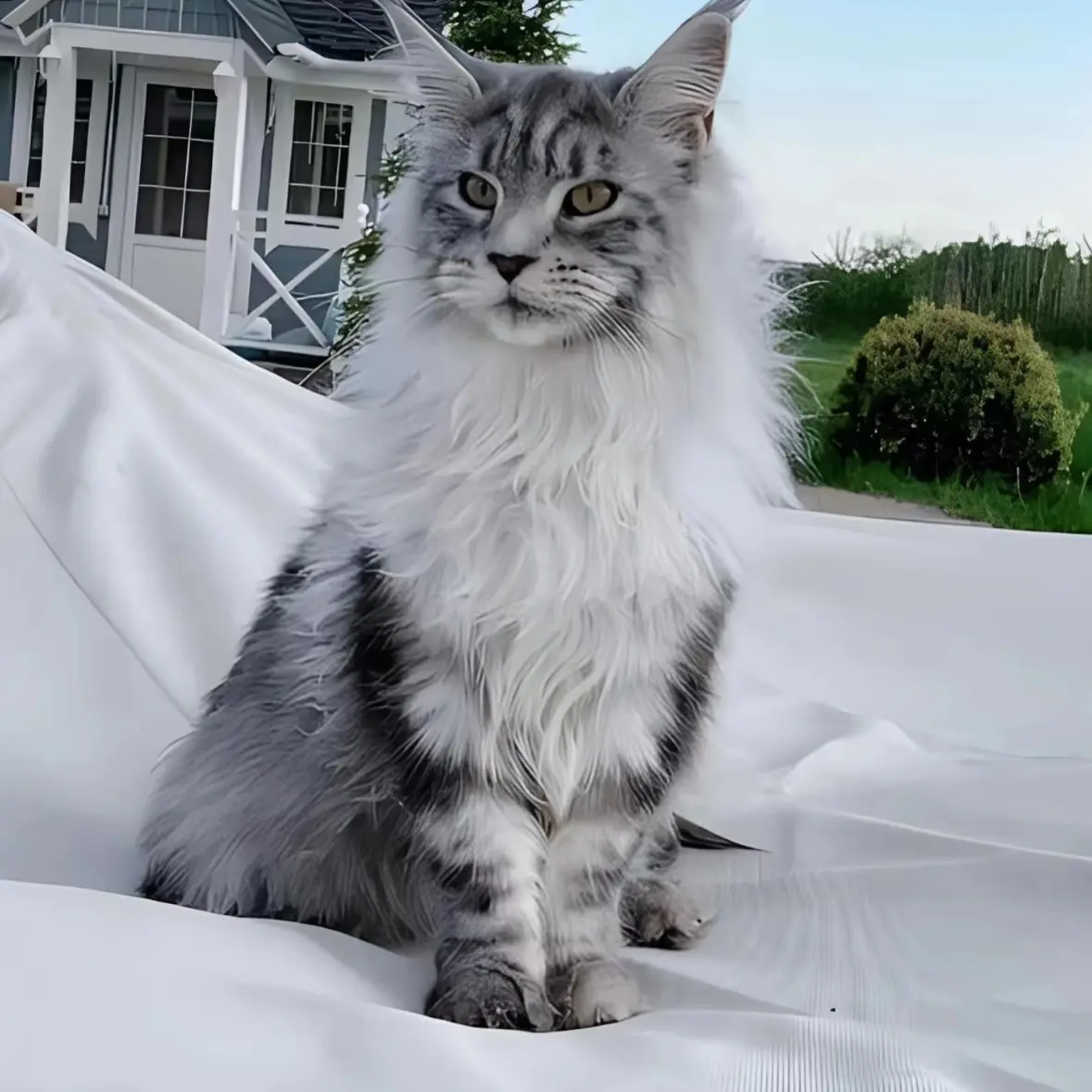 纯种巨型缅因猫棕银虎斑缅因猫幼崽活体幼猫霸气