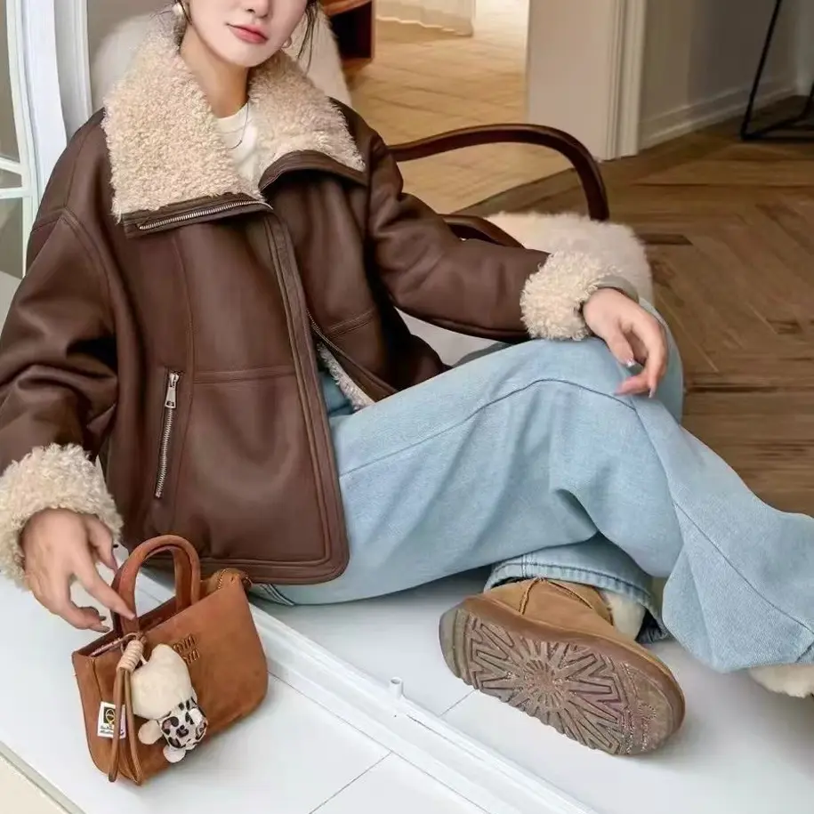 7023#戴戴时尚宽松厚外套