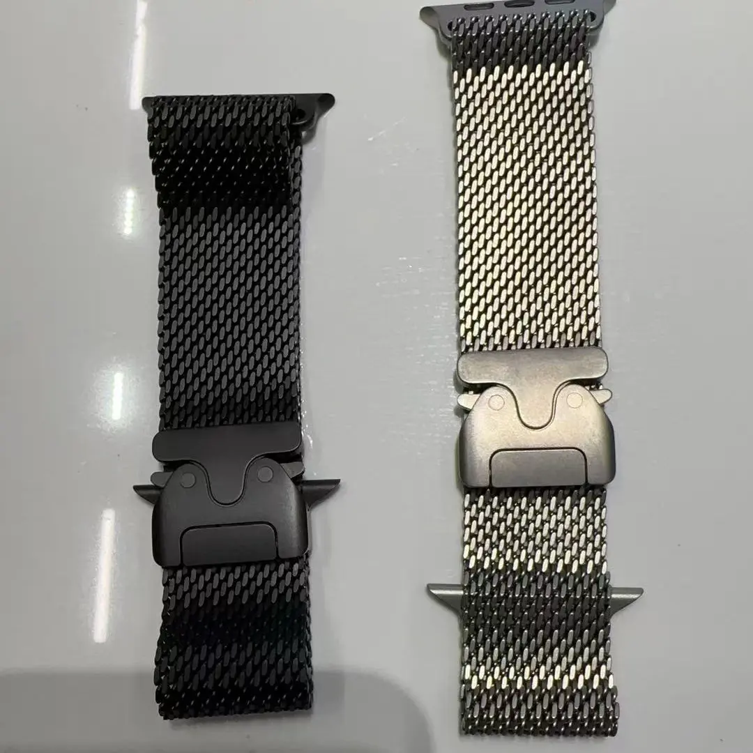 苹 果手表表带原装正品钛米兰