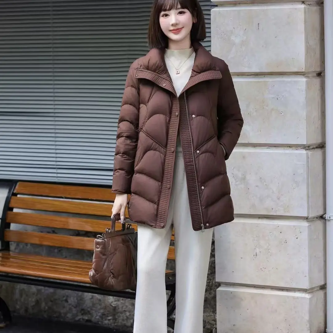 冬季新款时尚妈妈羽绒女外套2553