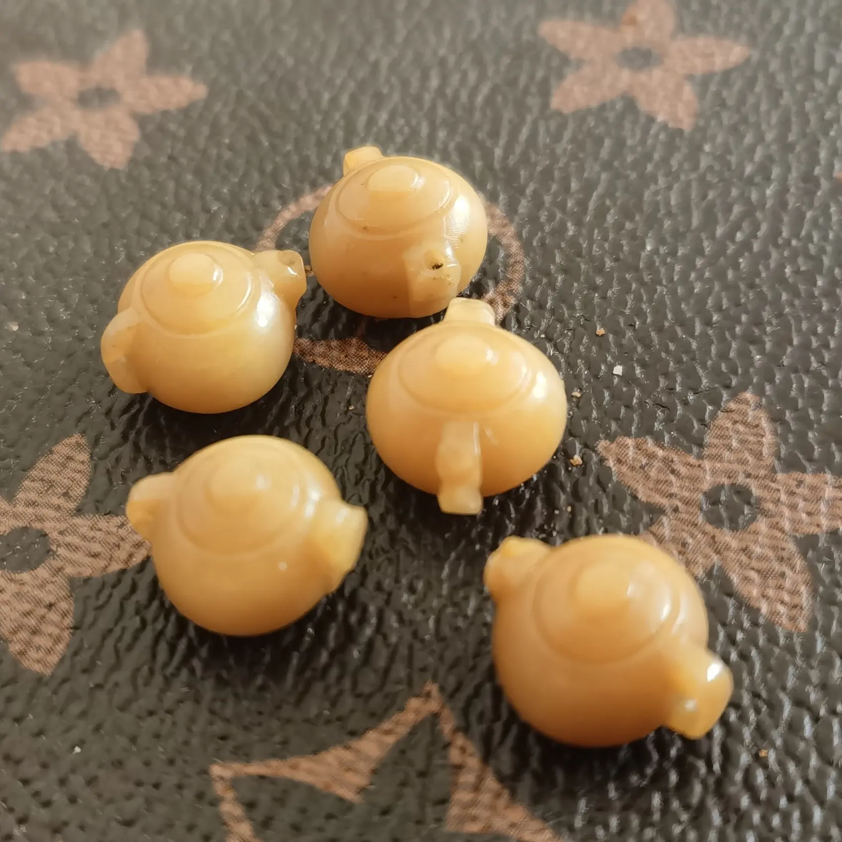 树脂把把壶挂件文玩手把件车挂钥匙扣可盘玩