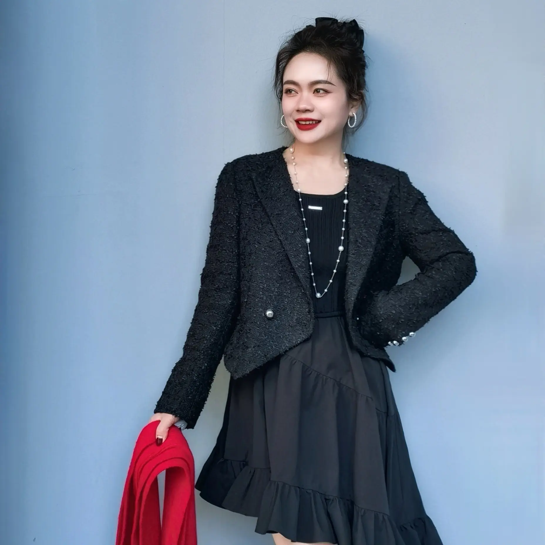 飘蕾春装新款经典优雅小香风气质外套