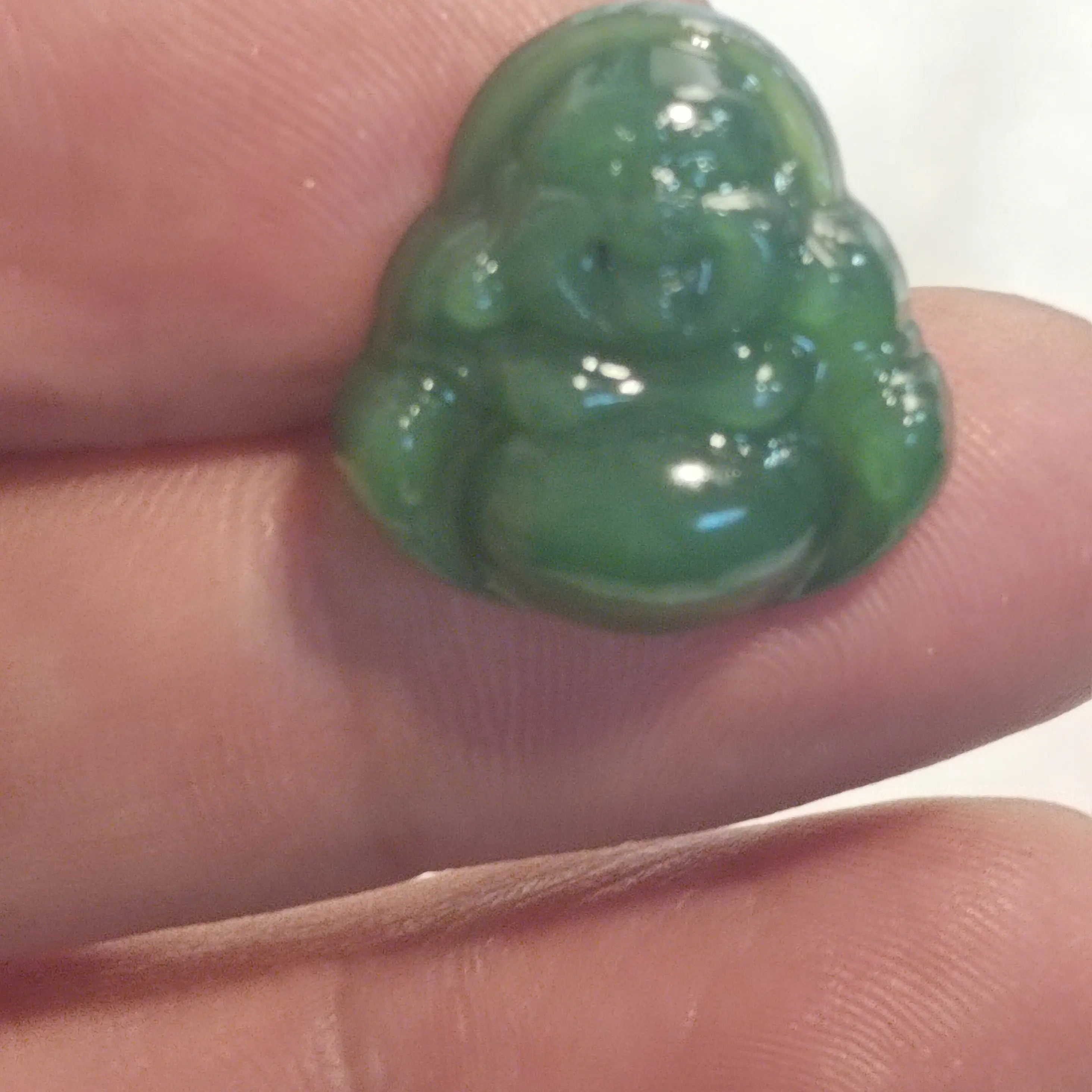 碧玉佛公菠菜绿猫眼款多样性发一女款