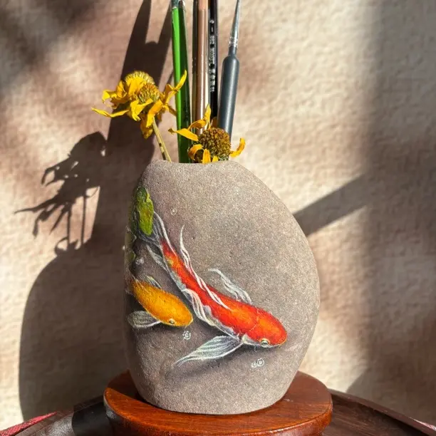 带实木底座吉祥送礼玄关皆宜