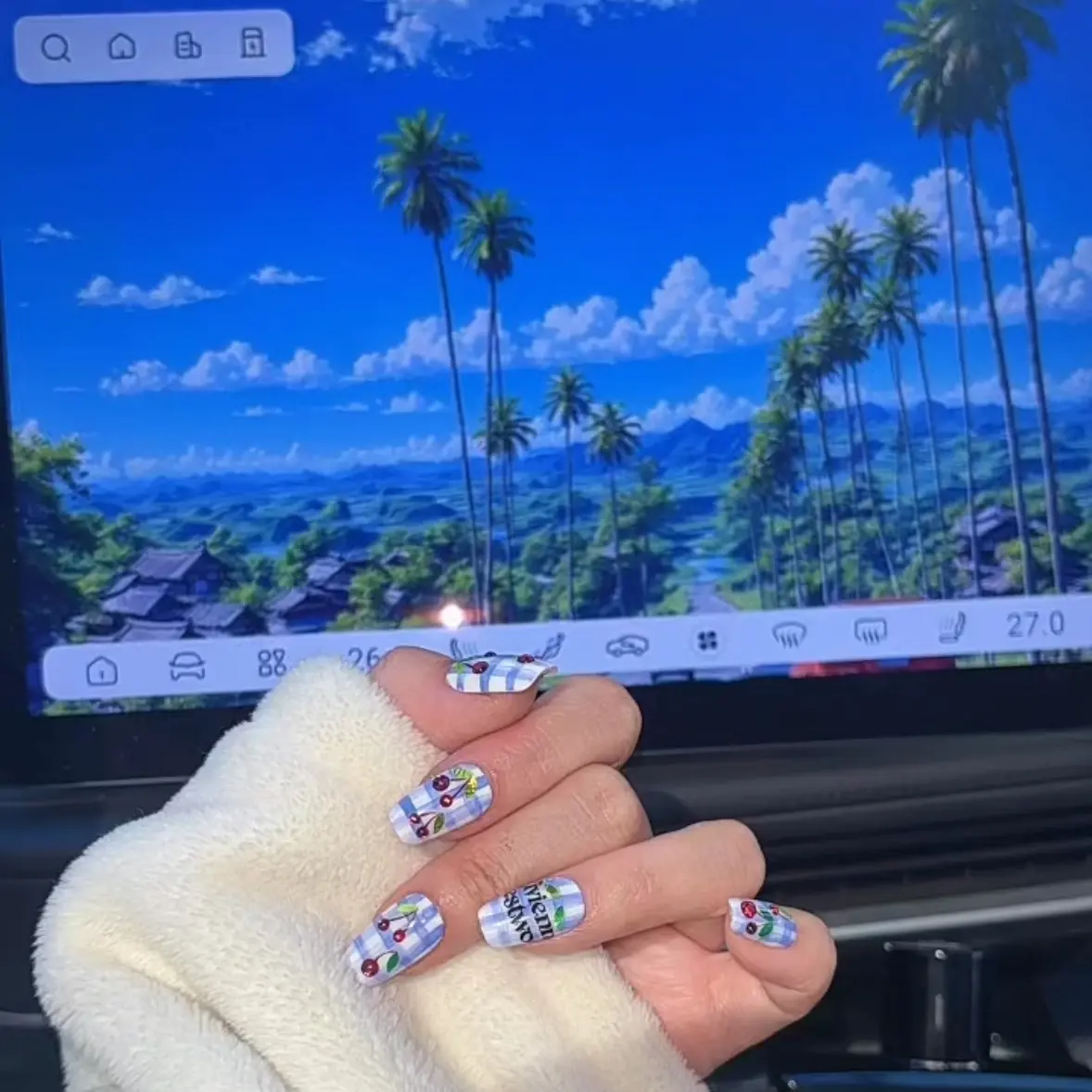 奶盐樱桃派多巴胺穿戴美甲气质