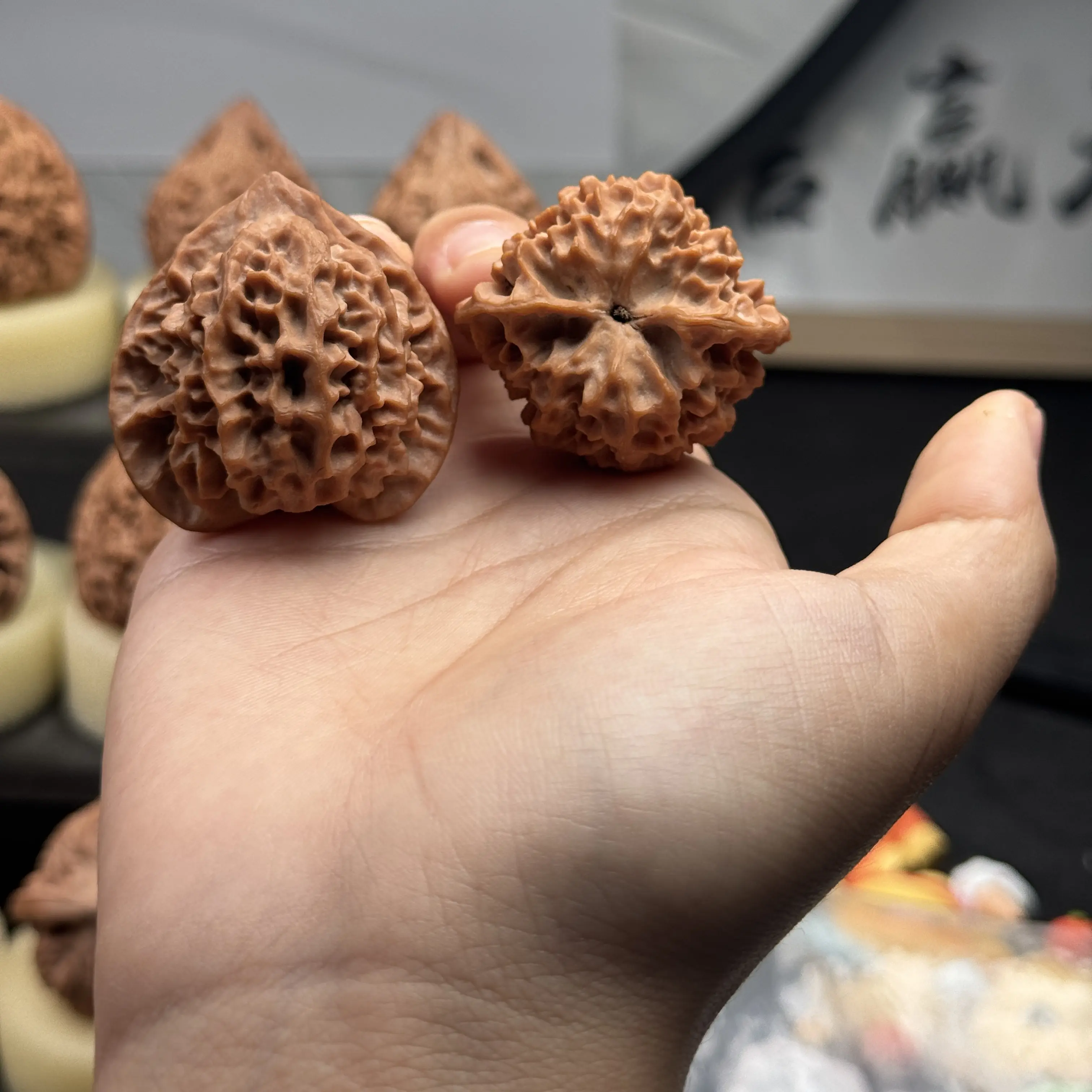 玄月文玩核桃40全品三角