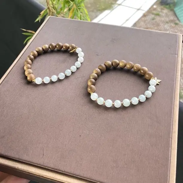 【一道光翡翠】天然缅甸翡翠A货手串/多样性发其一