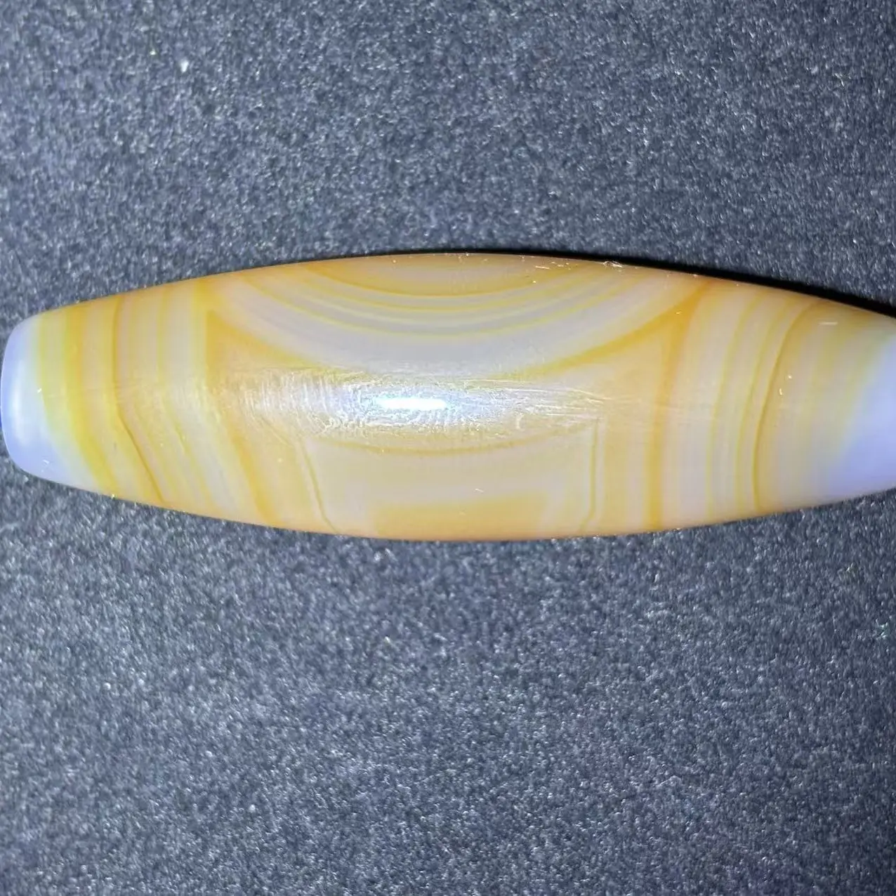 天然玛瑙天地天珠