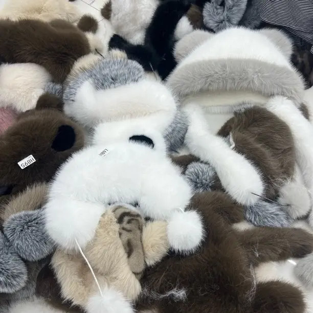 （小浣熊）秋冬款加厚保暖休闲时尚防风护耳毛绒帽