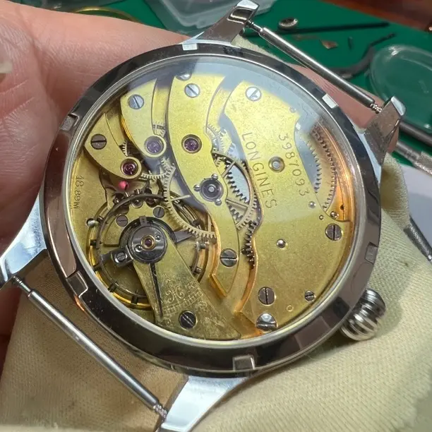 男士时尚防水金色透底机械机芯配件