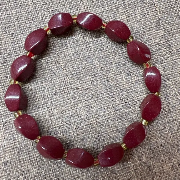 含辰砂工艺品天然辰砂紫金砂时来运转手链情女搭时尚百