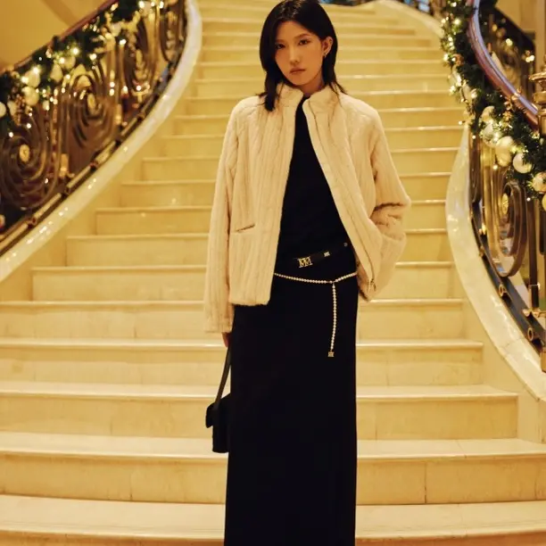 短款环保皮草外套