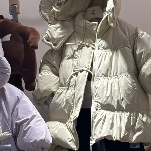女童中长款冬季保暖加厚外套