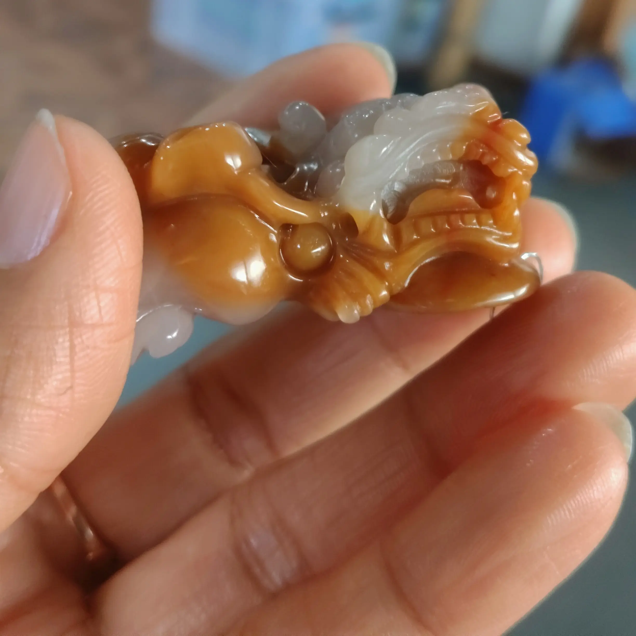 黄龙玉貔貅可佩戴把玩