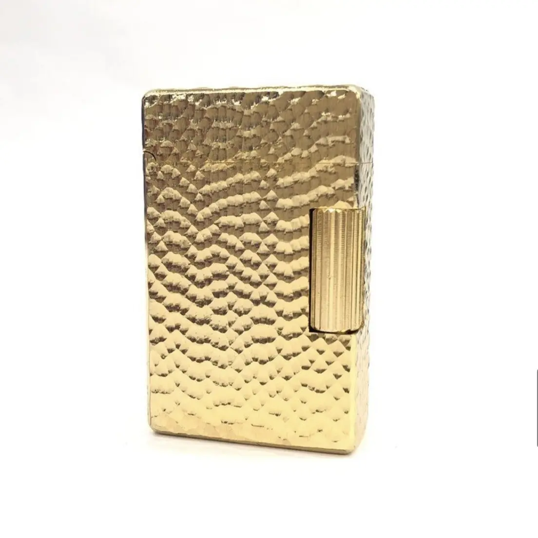 手凿坑树纹圆凿充气朗声男士创意打火机