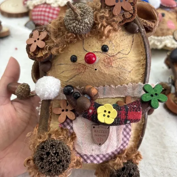 可爱榼藤豆荚娃娃包挂钥匙扣送朋友礼物（默认微瑕，不退不换）