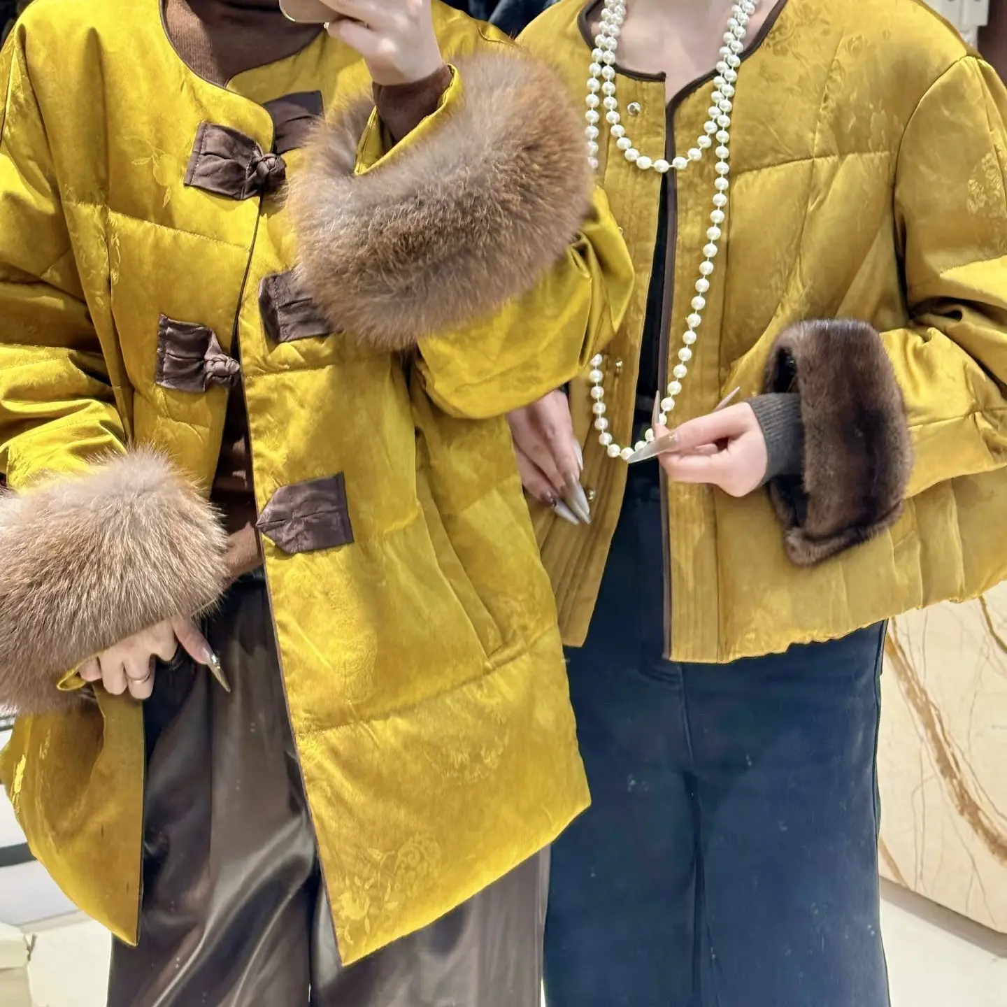 新中式国风鹅绒服