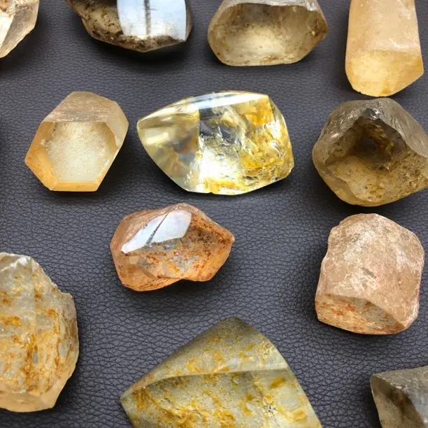 天然水晶万花筒开口原石手把件摆件专拍链接