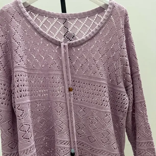 慵懒镂空春秋季外搭