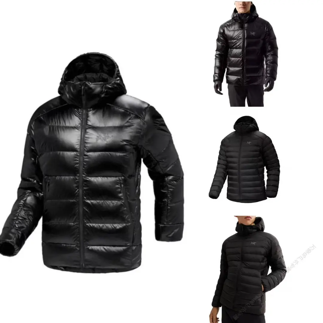 ARC'TERYX/始祖鸟Cerium Hoody 纯色拉链保暖连帽鹅绒羽绒服 男款
