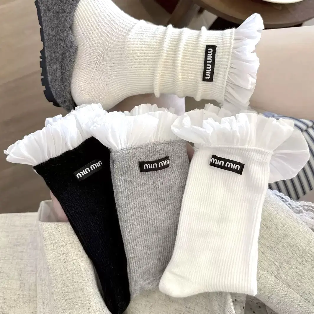 【个人单】秋冬加厚新款女韩系饰品中长筒袜子