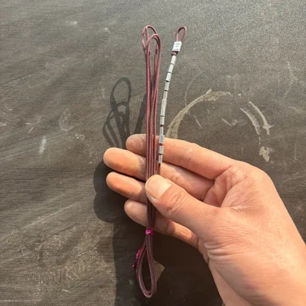 不锈钢万向旋转鱼竿竿稍绳连接器垂钓小配件