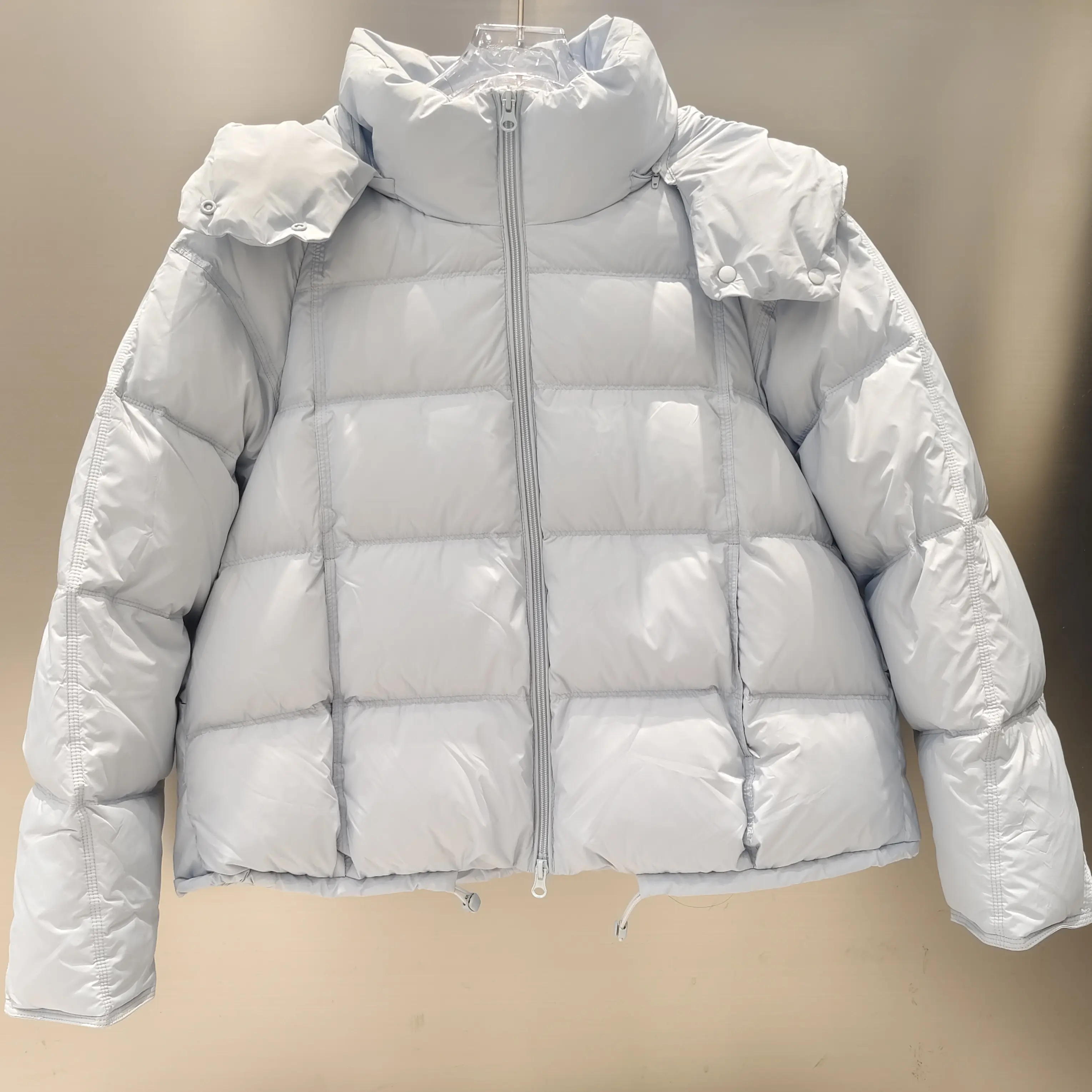 【香港一诺】8710款三防白鸭绒连帽短款加厚保暖冬季新款